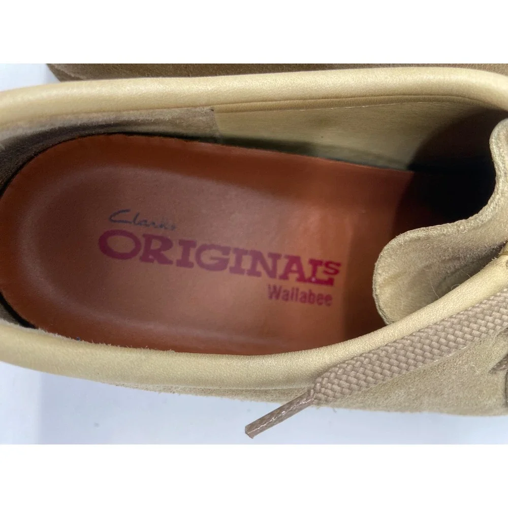 Clarks Wallabee Shoes Men 7 Maple Suede Original Classic Moccasin Casual Hip Hop